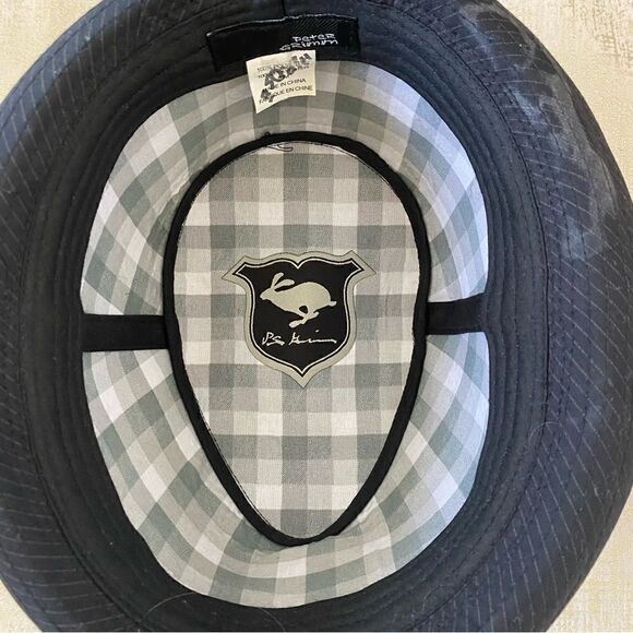 Peter Grimm Black Pin Stripes Fedora Hat Size Small-Medium. EUC! - Picture 4 of 7